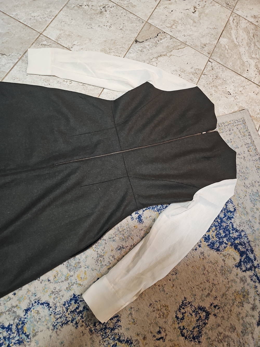 CEFINN Tilda Two Tone Wool Blend Midi Dress Size 10. - Picture 10 of 10